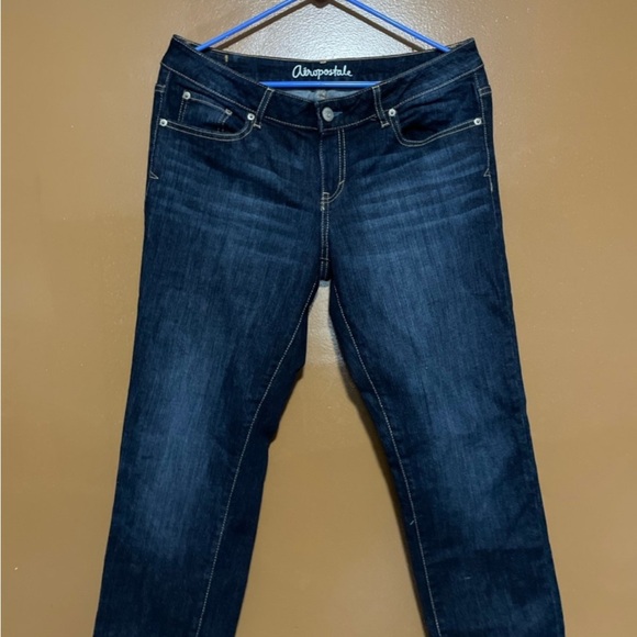Aeropostale Blue Straight Leg Jeans - Picture 2 of 6